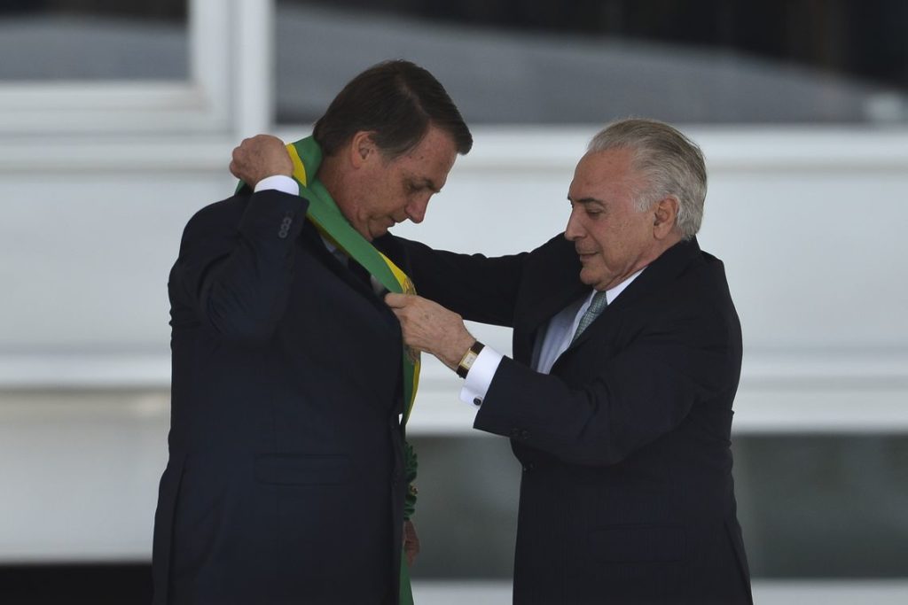 Bolsonaro toma posse e defende fim de corrupção e de vantagens 1 Marcelo Camargo/Agência Brasil