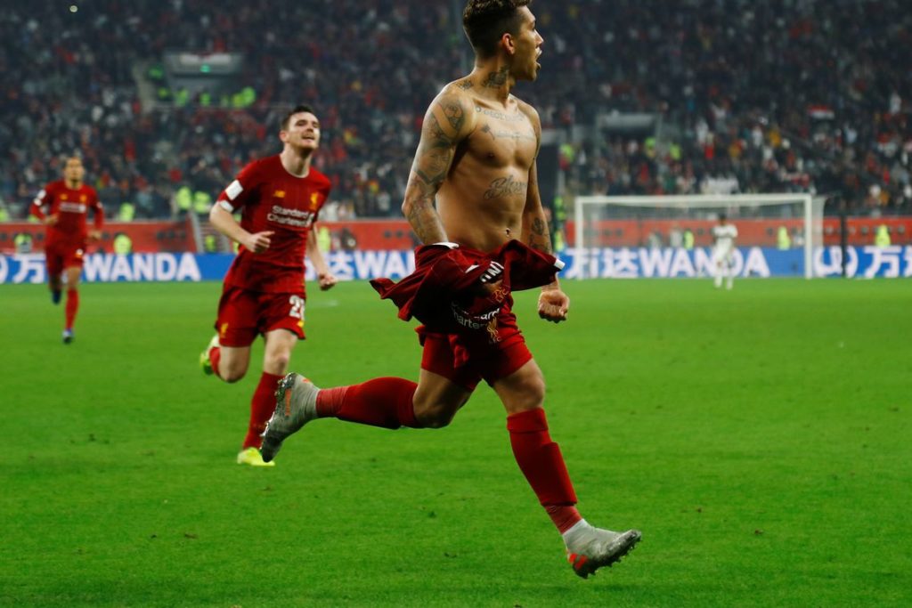 Com gol de alagoano Firmino Liverpool vence o Flamengo e conquista Mundial de Clubes 1 Reuters/Ibraheem Al Omari/Direitos reservados