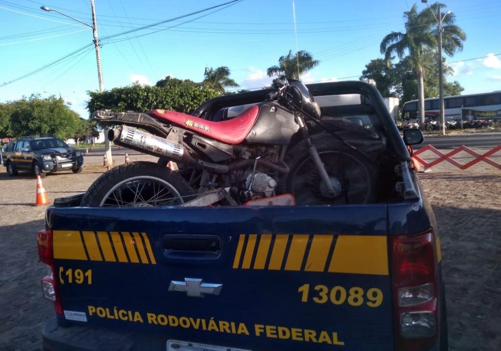 PRF prende motociclista embriagado conduzindo moto adulterada na BR 316 1 Ascom PRF/AL