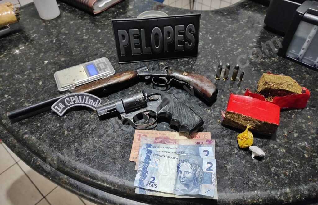 1ª Cia Independente apreende armas e drogas em ação na parte de São Miguel dos Campos 1 1ª Cia/Ind