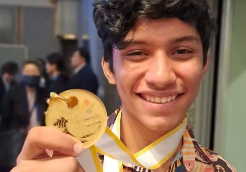 Estudante nordestino ganha medalha de ouro