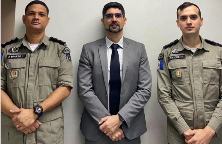 Comando da 1ª Cia se reúne com defensor público de São Miguel dos Campos