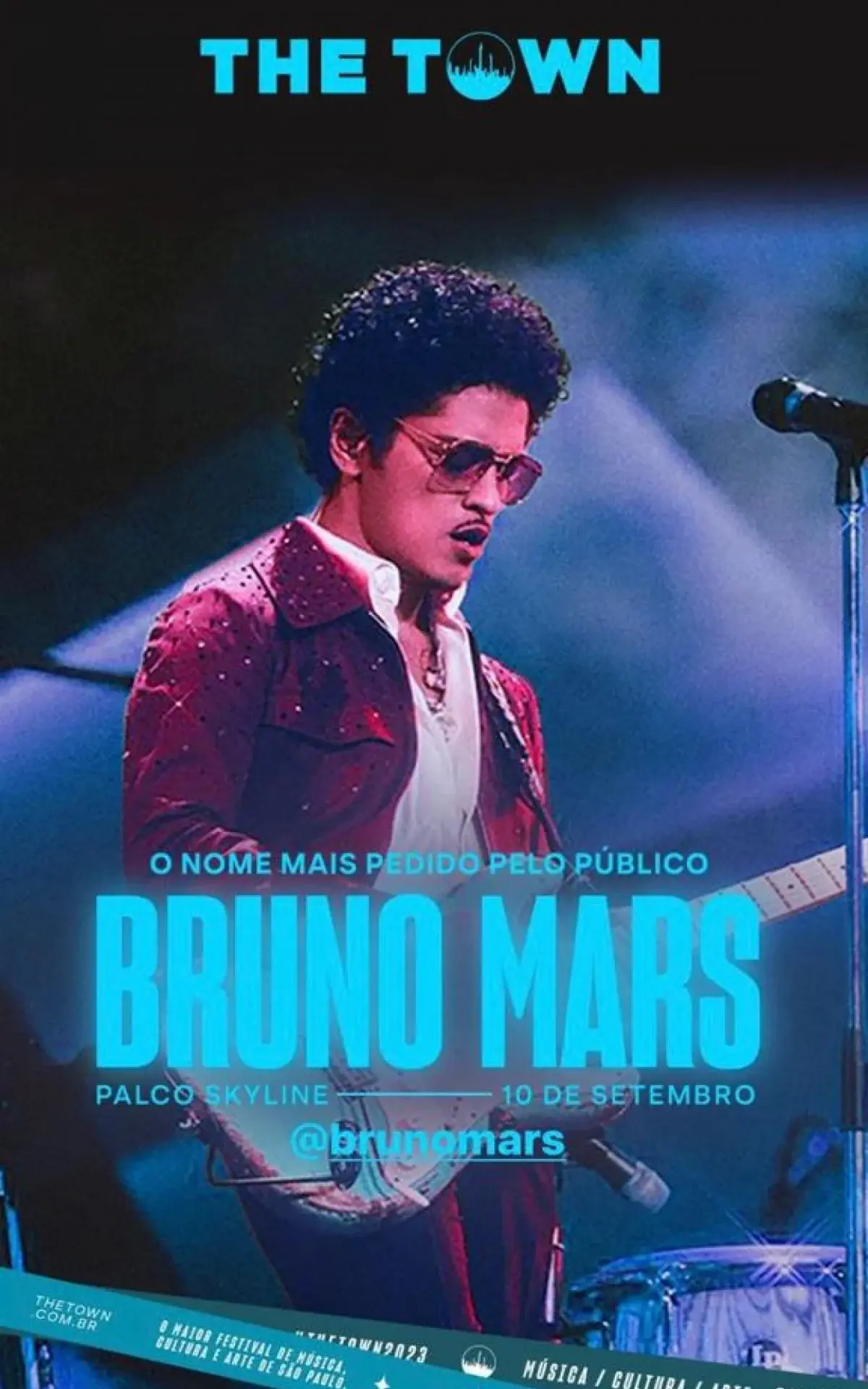 HZ, Bruno Mars faz show com 'Evidências' no The Town e justifica ingresso  disputado