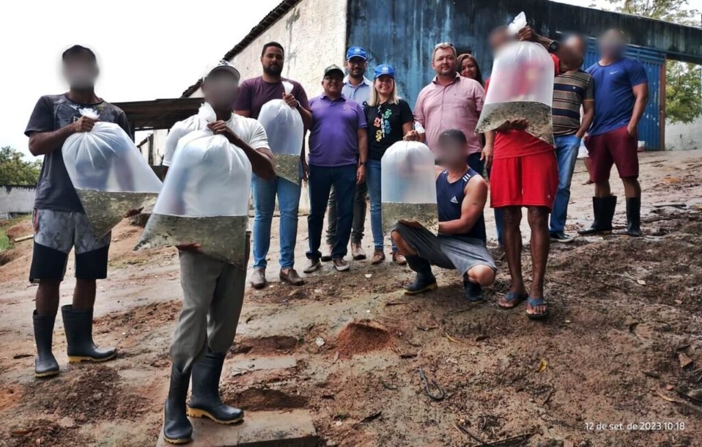 Casa de Restituição Shalom recebe 5 mil alevinos de tilápias em São Miguel dos Campos