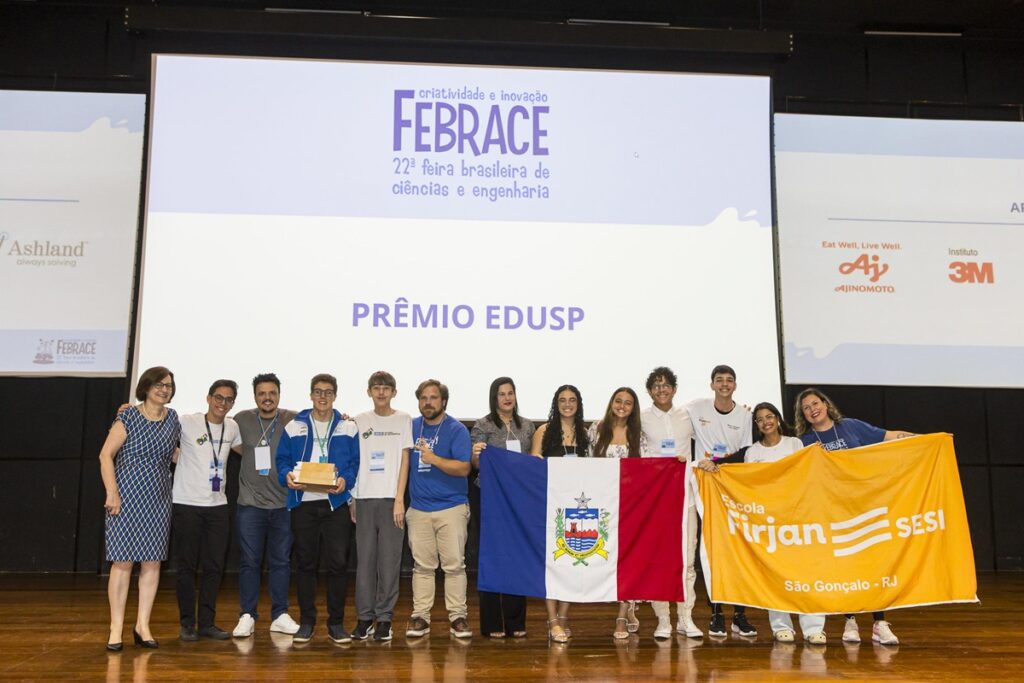 Escolas estaduais são premiadas e se destacam na maior feira de iniciação científica do país