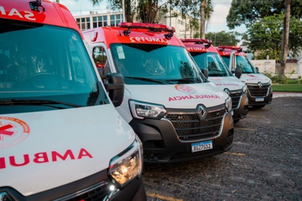 Alagoas é contemplado pelo Ministério da Saúde com nove ambulâncias para o Samu