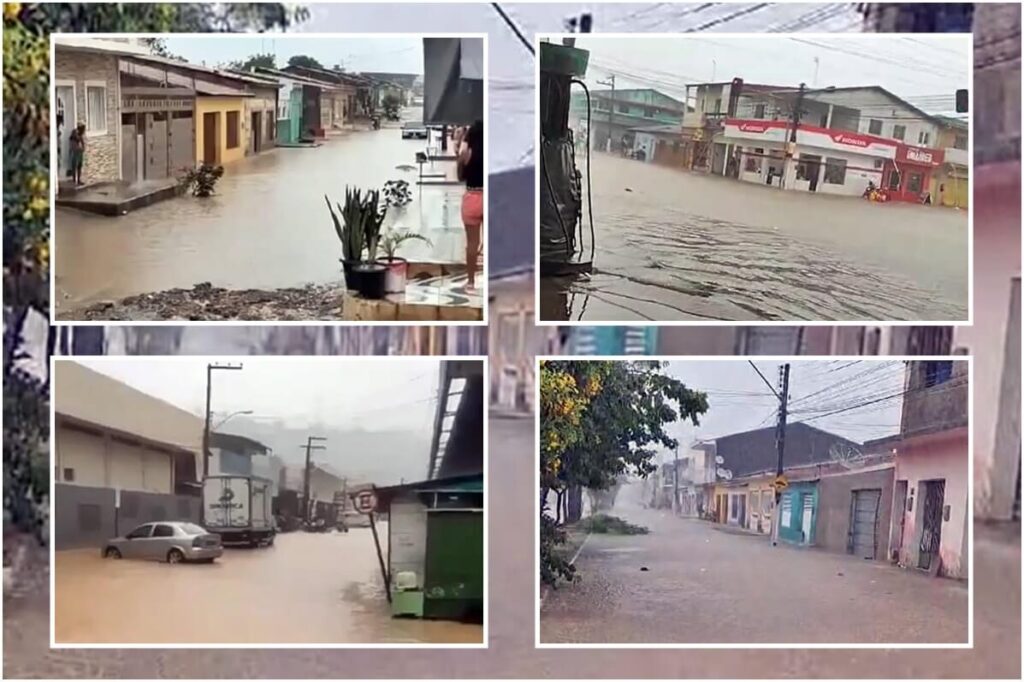 Temporal causa alagamentos em São Miguel dos Campos e outras cidades de Alagoas