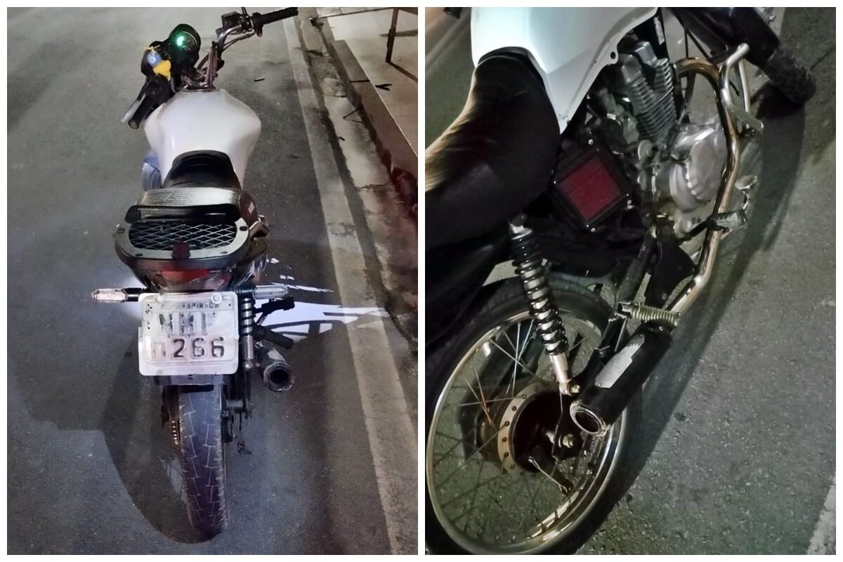 Homem é autuado em TCO por desacato a agentes da SMTT após filho ser flagrado guindo moto