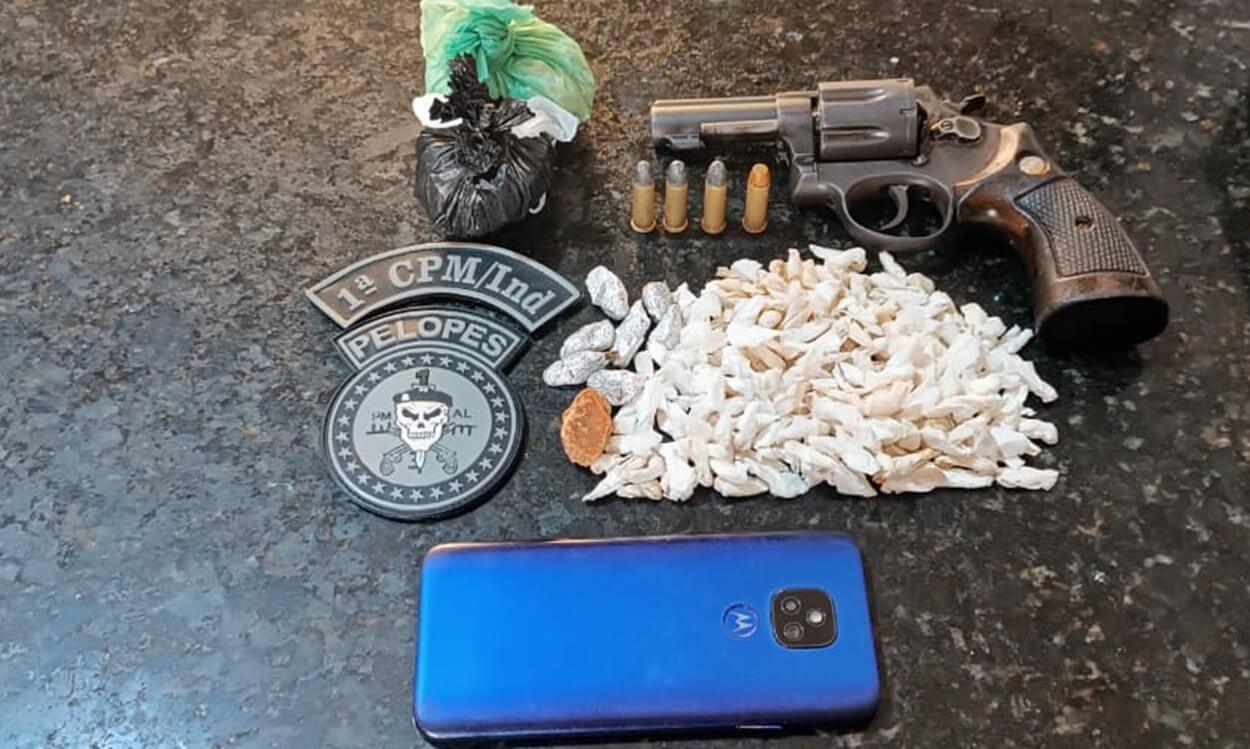 Ação da 1ª Cia acaba em prisões e apreensão de arma com apoio aéreo em São Miguel dos Campos