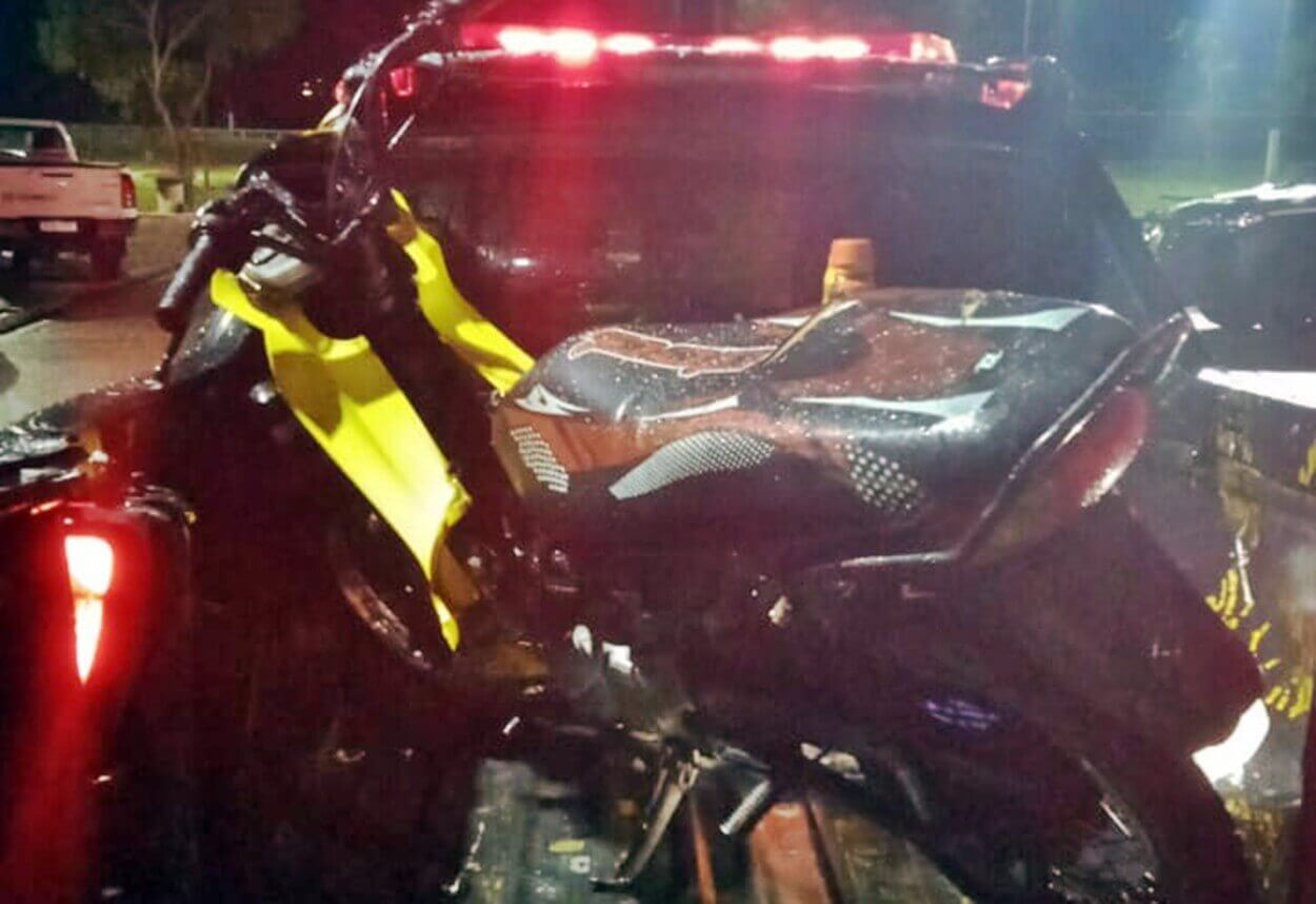 Motociclista embriagado provoca acidente e é preso em flagrante em São Miguel dos Campos
