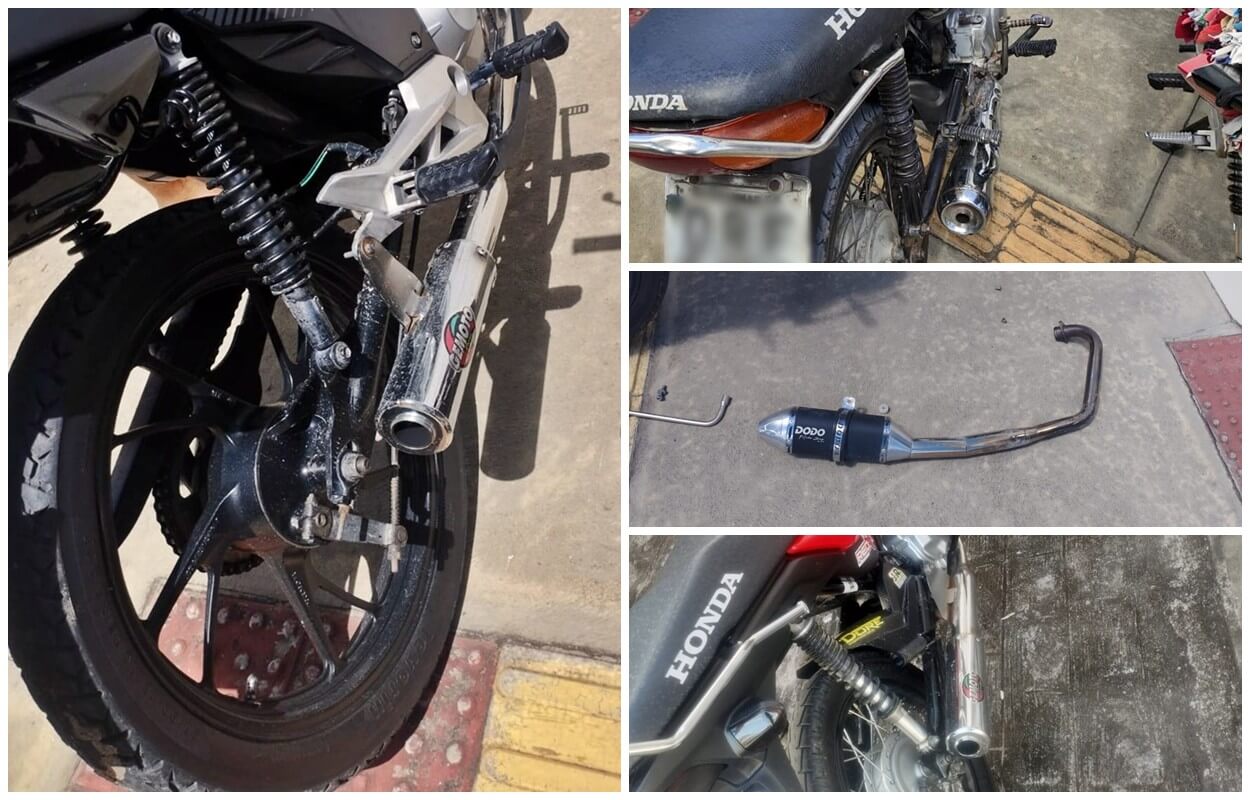 Polícia Militar apreende quatro motos com escapamento adulterado em Campo Alegre