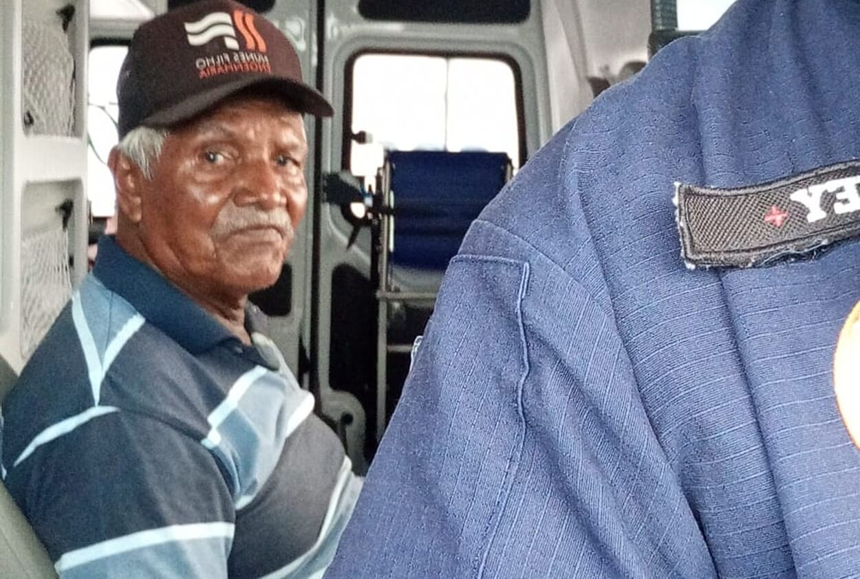 Samu resgata em São Miguel dos Campos idoso que estava desaparecido em Marechal