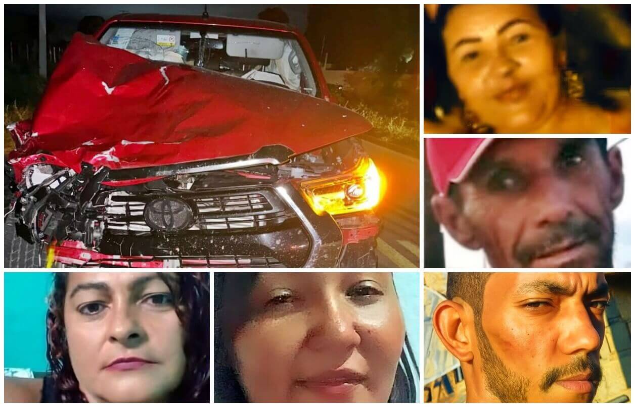 Tragédia deixa cinco mortos e sete feridos no interior de Alagoas