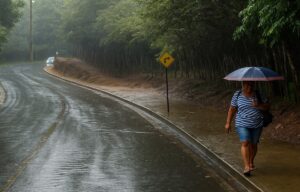 Atenção!!! Pode chove forte com ventos nas próximas horas em Alagoas