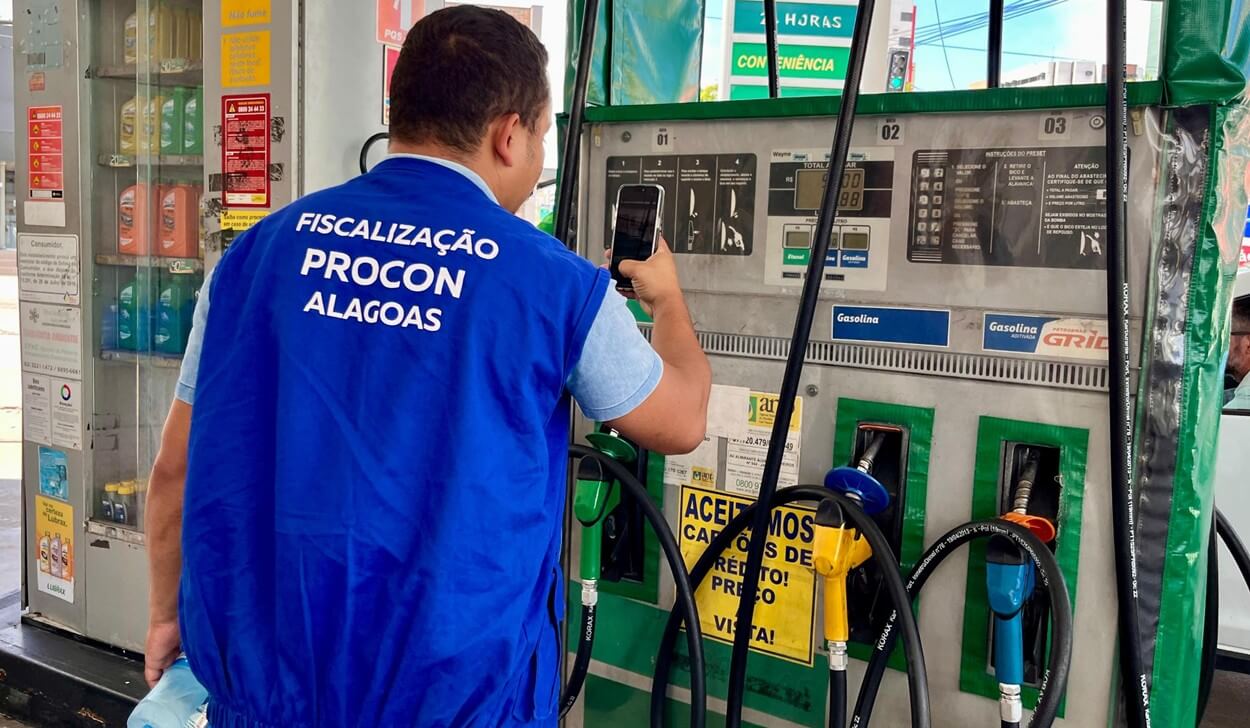 Valor da gasolina cai após fiscalização do Procon em Alagoas