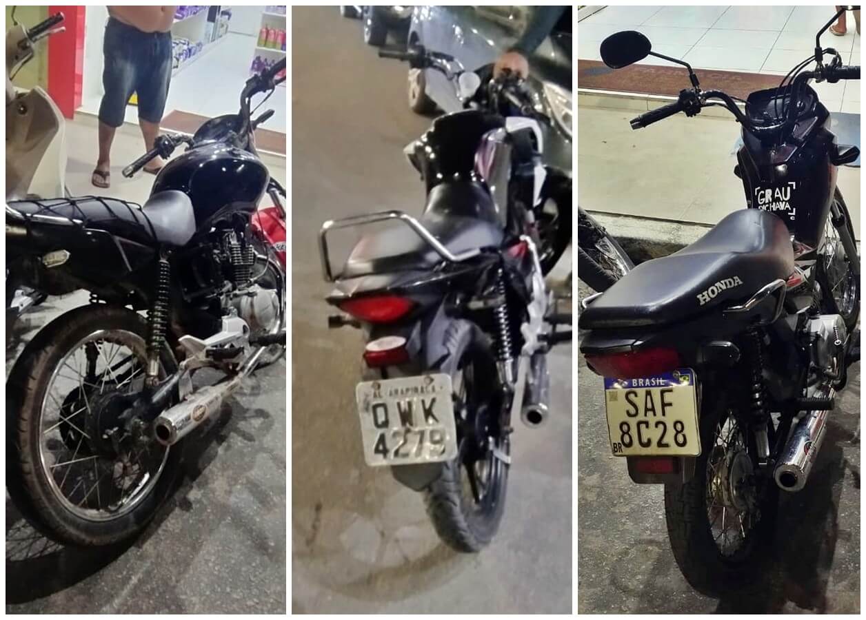 1ª Cia apreende motos com escapamentos adulterados e flagra condutor inabilitado em Campo Alegre