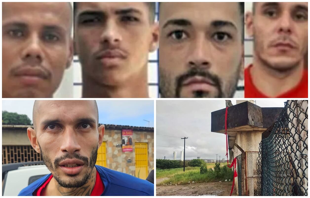 Cinco detentos fogem do Presídio Baldomero Cavalcanti; um já foi recapturado