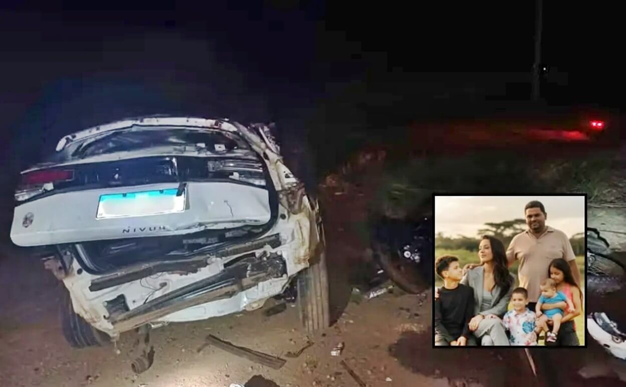 Família de seis pessoas morre em acidente na BR-153