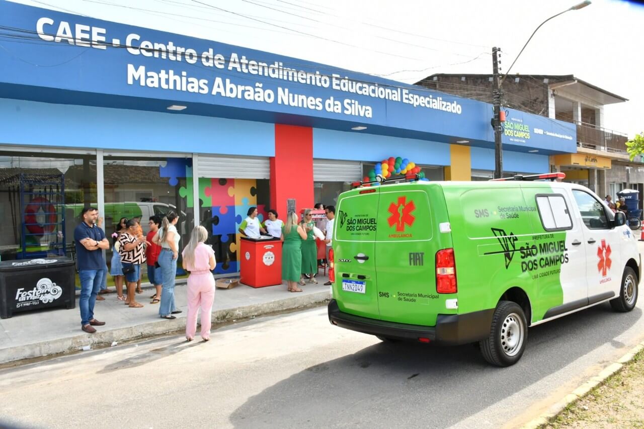 Sao Miguel dos Campos celebra inauguracao do novo CAEE e entrega de ambulancia 5