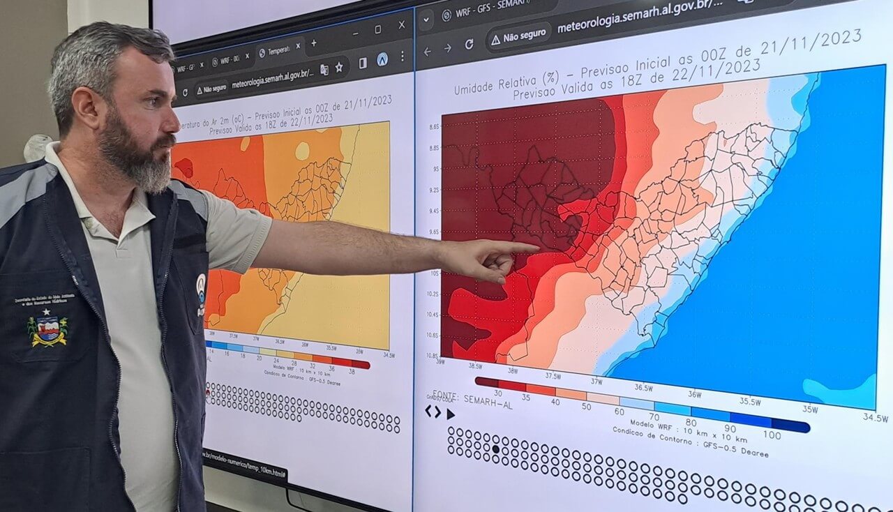 Alagoas está em 'Estado de Atenção' devido à baixa umidade do ar