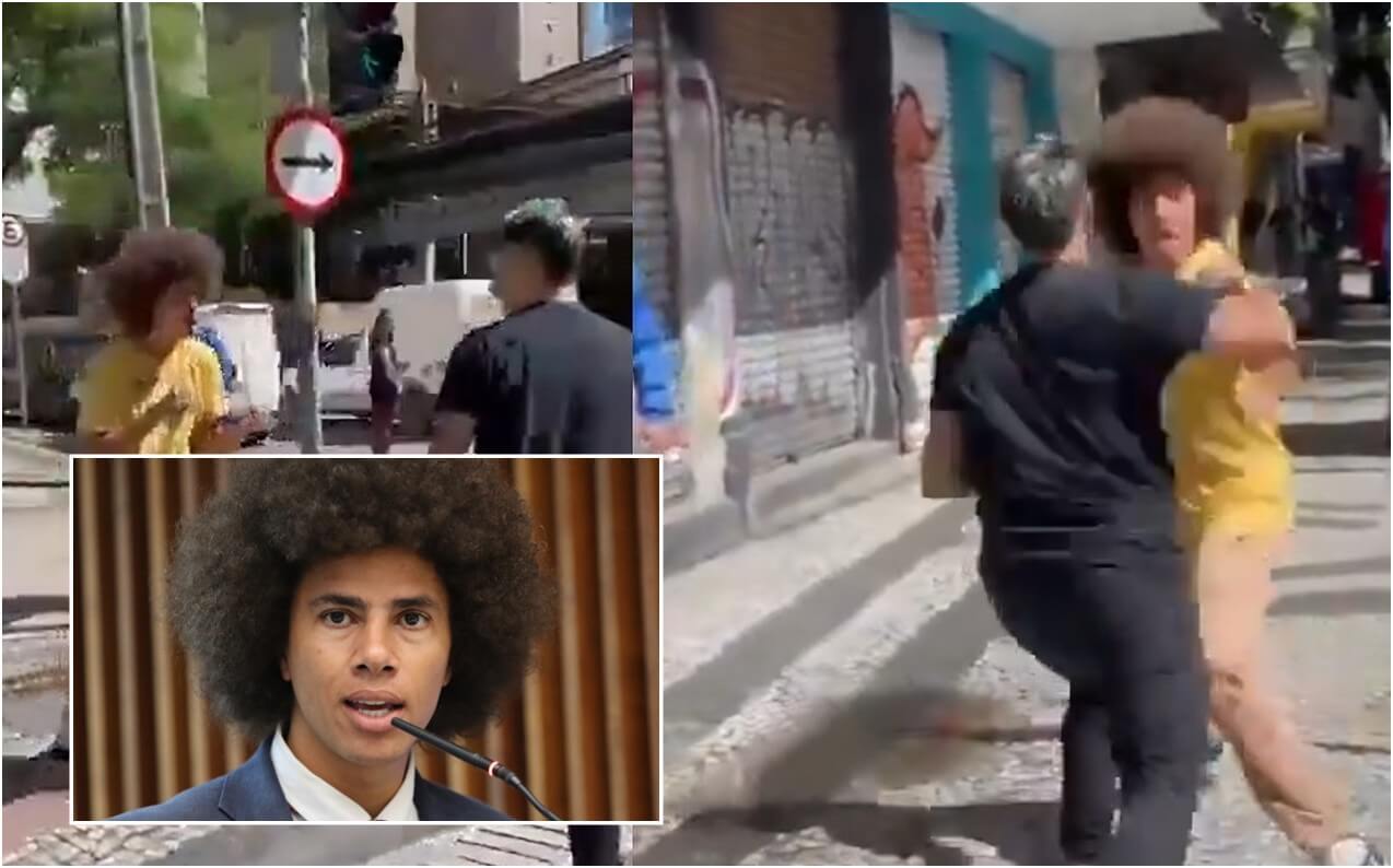 Deputado do PT troca chutes e socos com homem no centro de Curitiba