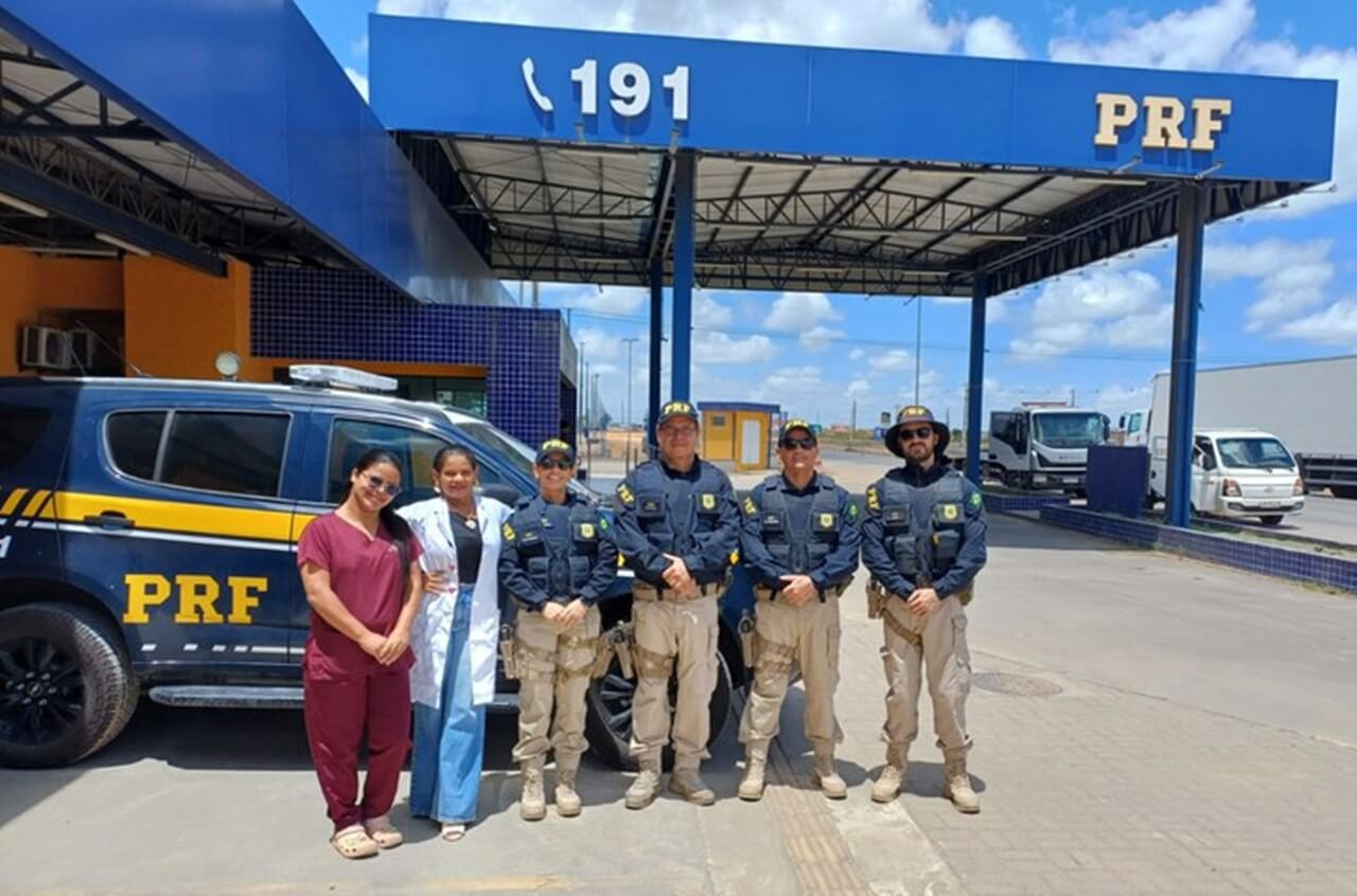 PRF realiza Comando de Saúde, em São Miguel dos Campos