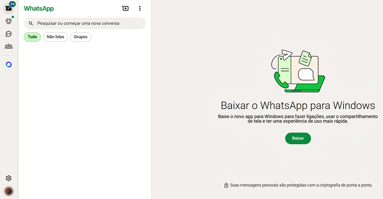 WhatsApp Web fora do ar? Usuários relatam que o app não carrega