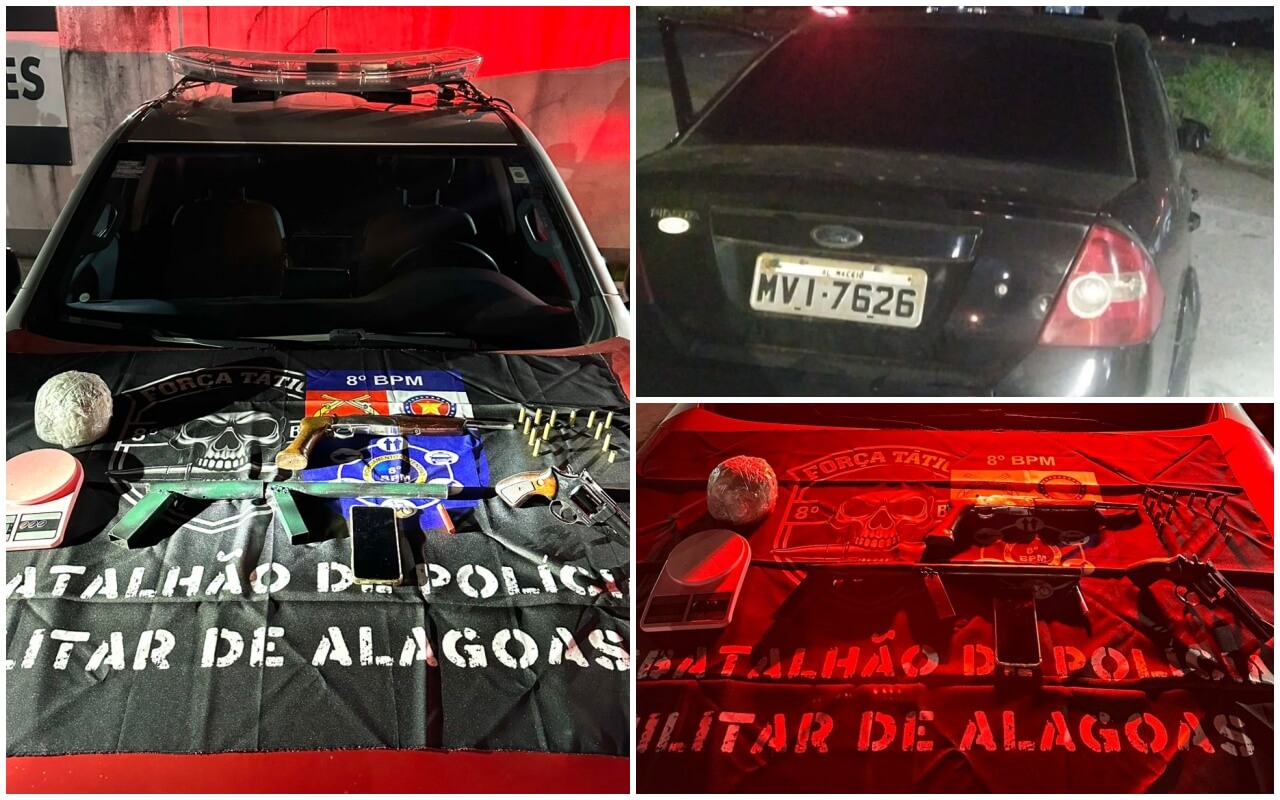 8º BPM prende traficante que tentou atropelar policiais