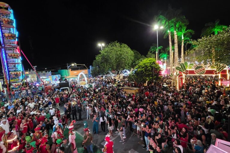 Assista: Parada de Natal encanta e atrai centenas de pessoas em São Miguel dos Campos