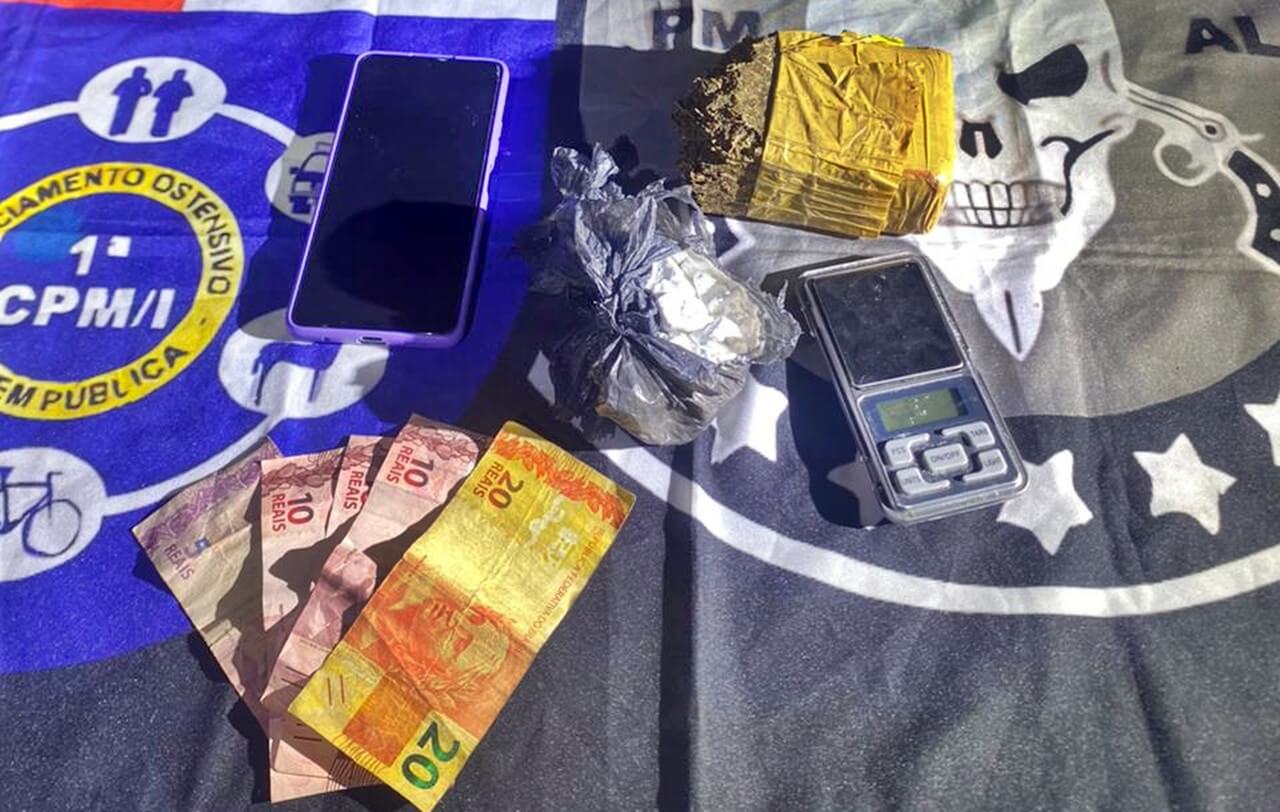 Homem com tornozeleira eletrônica é preso por tráfico de drogas em São Miguel dos Campos