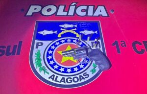 Homem de 30 anos é preso pela 1ª Cia com revólver calibre 38 em Anadia