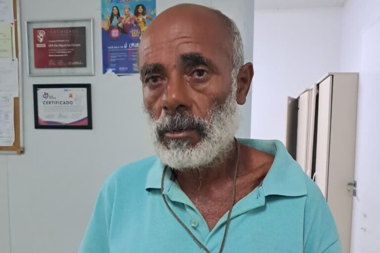 Idoso é levado à UPA de São Miguel dos Campos sem conseguir informar identidade ou endereço