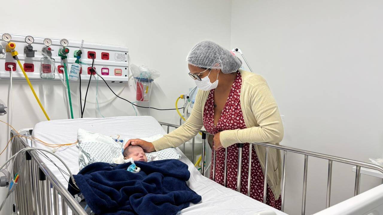 Hospital do Coração Alagoano salva vida de bebê recém-nascido com cardiopatia