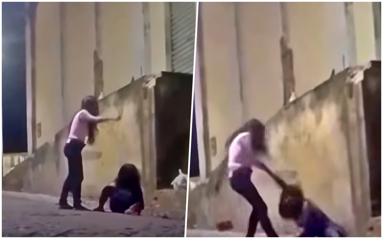Mulher flagrada em vídeo agredindo a própria mãe de 72 anos é presa no interior de Alagoas