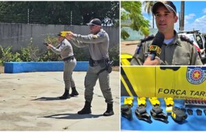 1ª Cia recebe treinamento com armas de choque e reforça atuação policial em São Miguel dos Campos e região