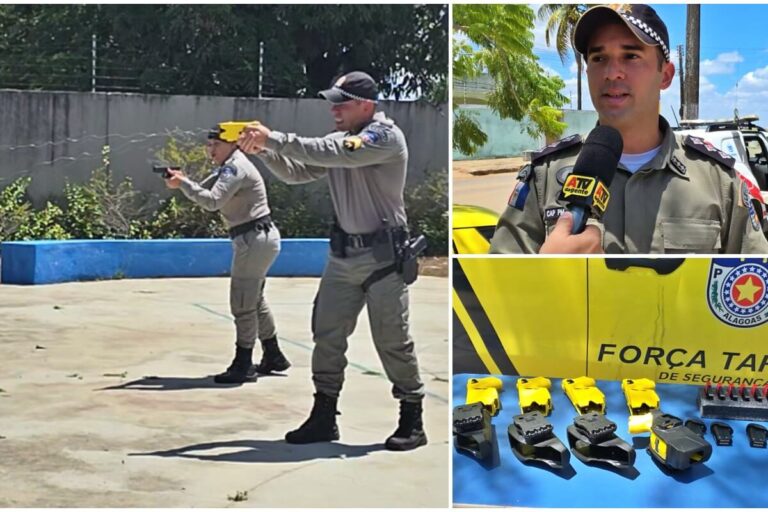 1ª Cia recebe treinamento com armas de choque e reforça atuação policial em São Miguel dos Campos e região