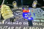 8º BPM prende traficante e apreende quase 5 kg de drogas em Rio Largo