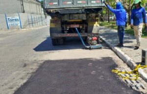 Polo Multissetorial recebe mutirão da Operação Tapa-Buraco