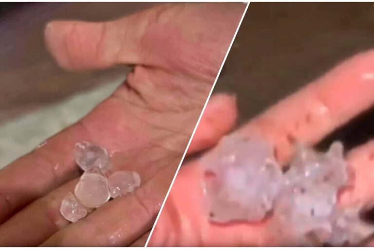 Assista: Chuva de granizo surpreende moradores no Sertão de Alagoas