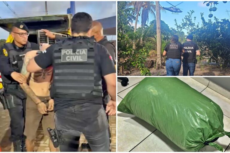 Assista: Operação prende homem apontado como ‘cabeça’ do tráfico em Boca da Mata