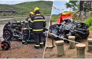 Turista morre e marido desaparece após carro ser arrastado por enxurrada no interior de Alagoas